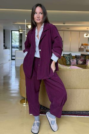 Cooper Needlecord Blazer Beetroot  /14 =